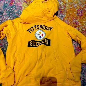 Yellow Nike Pittsburgh Steelers hoodie